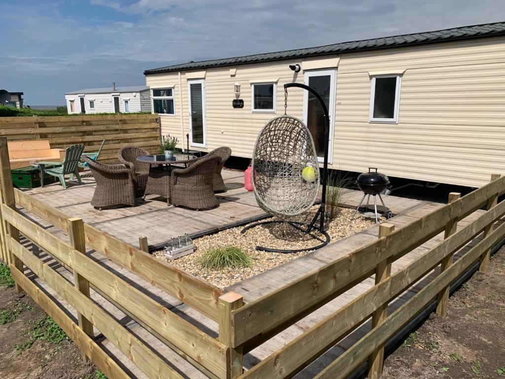 Apartmán Chalet Seemowe Direkt Am Wattenmeer Aan De Waddenzee Nordsee 600 Meter Zum Badestrand, Angeln Westerland Exteriér fotografie